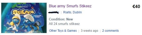 Annuncio Stikeez online Irlanda